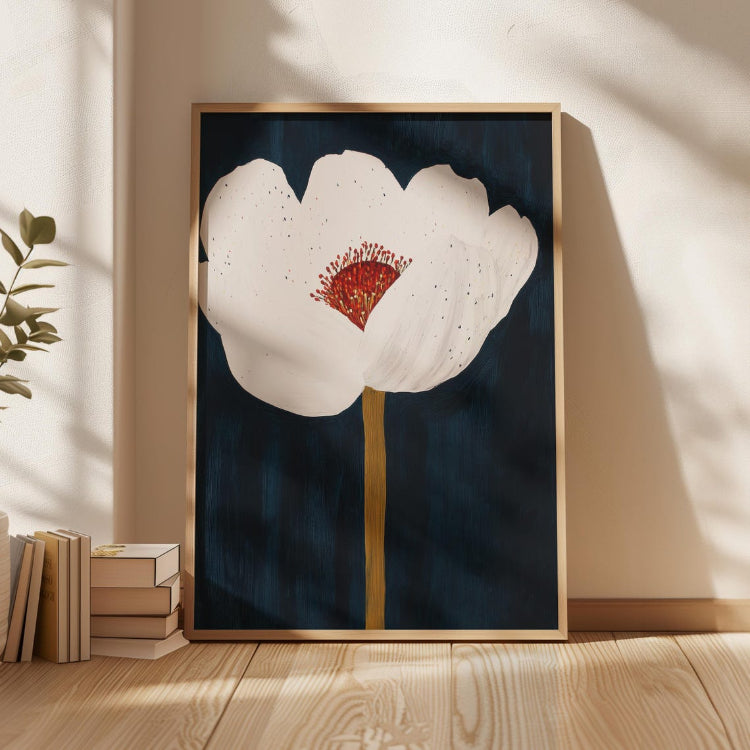 White Flower Painting