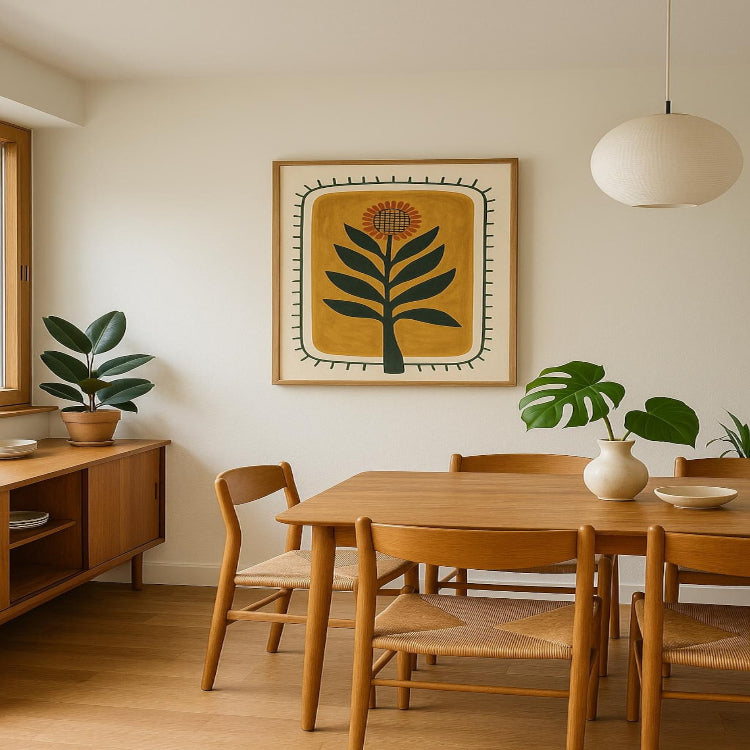 Boho Floral Art Print